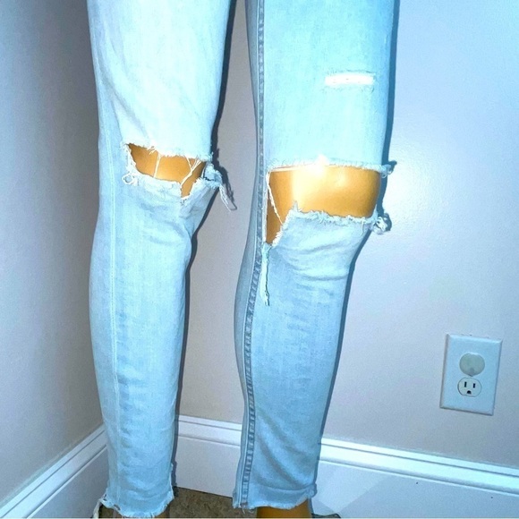 Rag & Bone Cate Mid-Rise Skinny Jeans – Light Blue, Size 26 - Picture 4 of 16